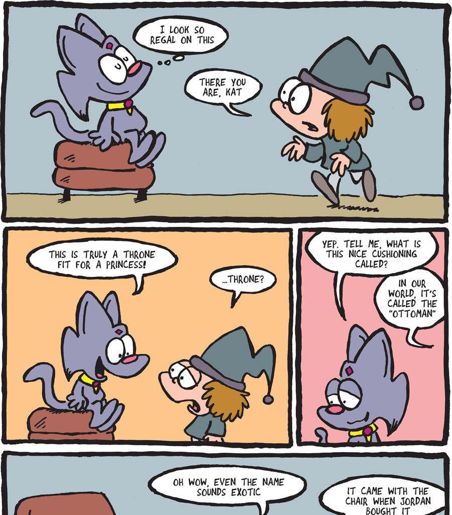 The Fuzzy Princess - Episode 265, Page 1: 2018-05-28-A Perfect Throne